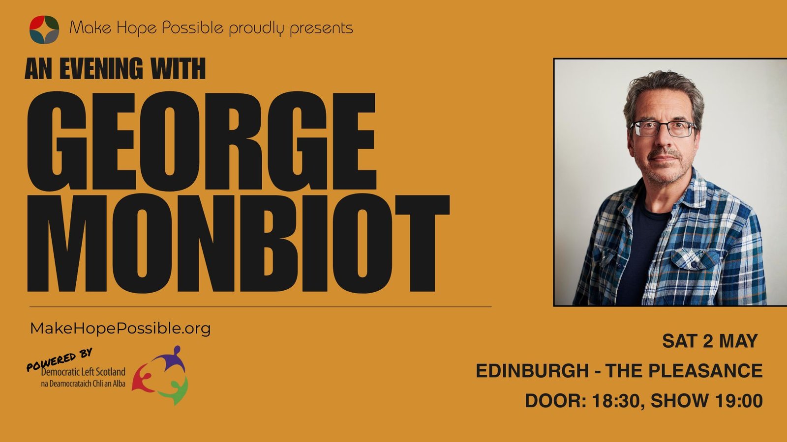 George Monbiot in Edinburgh 2 May